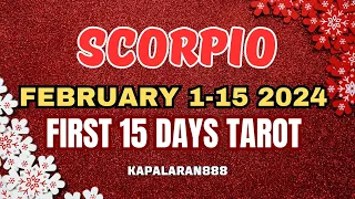SA WAKAS NAKAPAGDISISYON KANA! ♏️ SCORPIO FEBRUARY 1-15, 2024 15 DAYS Money/Career/Love#KAPALARAN888