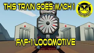 Fastest Train in stormworks!  Mach 1 locomotive