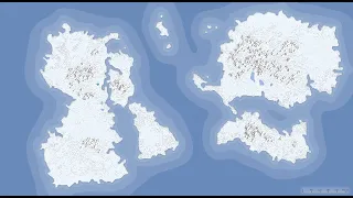 Lenzia Timelapse (Azgaar's Fantasy Map Generator) (Part 1)