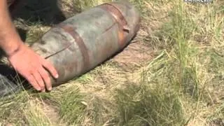 В Хакасии саперами ОМОН уничтожен неразорвавшийся боевой снаряд