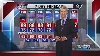 Cuyler Diggs KGUN 9 Weather Forecast Saturday, September 6, 2014