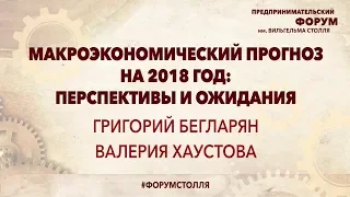 ГРИГОРИЙ БЕГЛАРЯН: Макроэкономический прогноз на 2018 год перспективы и ожидания