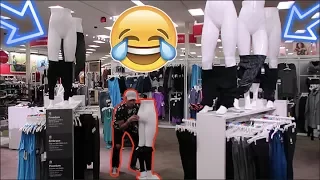 PANTS EVERY MANNEQUIN CHALLENGE IN TARGET! (HILARIOUS)