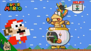 Mario vs the GIANT Lemmy MAZE Koopalings (Mario Cartoon Animation)