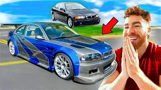 I FINISHED Turning my $1,000 BMW into the ICONIC Need For Speed M3 GTR!!