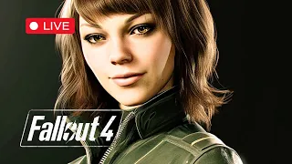 Vault-Girl Fallout 4 HARD Only 3 Guns Gameplay Playthrough LIVE 🔴