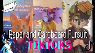 33 Minutes of Cardboard and Paper Fursuit Tiktoks ⭐️📦📄🐺 Furry Compilation