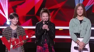 Aerosmith - Walk this way | Clara VS Michel VS Mila | The Voice Kids France 2019 | Battles