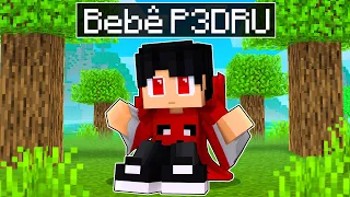 P3DRU voltou a ser um BEBÊ no Minecraft