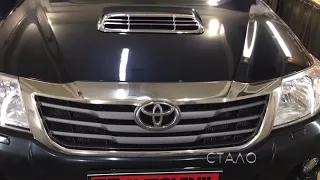 Реставрация передней части Toyota HILUX (восстановление кузова)