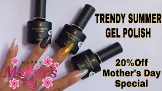 Born Pretty Trendy Summer Series Gel Polish Review - Mother's Day Special Sale!