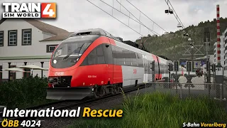 International Rescue : S-Bahn Vorarlberg ; Train Sim World 4 [4K 60FPS]