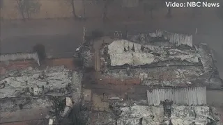 Drone Video Shows Wildfire Devastation In Paradise