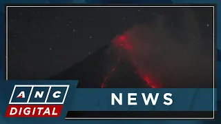 Lava flow seen on Mayon volcano | ANC