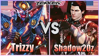 Tekken 8  ▰  TrizzyTheRapper (Rank #1 Yoshimitsu) Vs Shadow20z (Rank #1 Claudio) ▰ Ranked Matches!