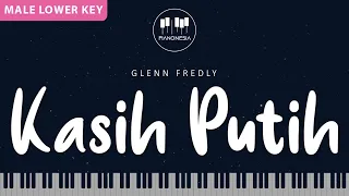 Glenn Fredly - Kasih Putih (Male Lower Key) Karaoke Piano