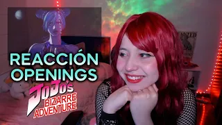 REACCIONANDO A OPENINGS DE JOJO'S POR PRIMERA VEZ 💪🏻 PARTE 2 ¡MI TOP 3!