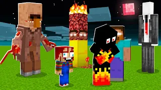 NÃO JOGUE ESSE MINECRAFT DE TERROR À NOITE (muito assustador!)