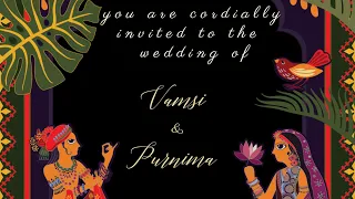 Purnima Vamsi Wedding