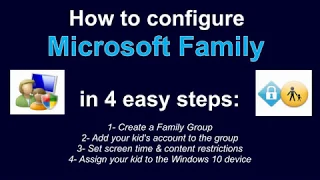 Microsoft family group safety setup