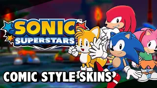 Exclusive Comic Style Skins - Sonic Superstars