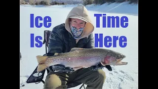 First ice fishing trip of the season 12/16/2023