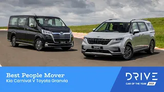 Kia Carnival v Toyota Granvia | Best People Mover | Drive Car of the Year 2021