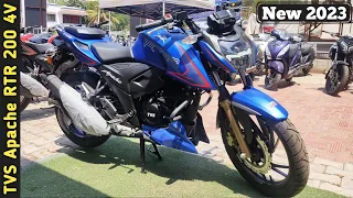 2023 TVS Apache RTR 200 4V Review | New Updates | Features, Price & Mileage