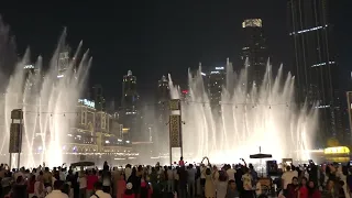 Dubai fountains Whitney Houston I will always love you