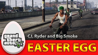 GTA V || CJ, Ryder and Big Smoke Easter Egg || Eggabase.com