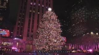 Llega la Navidad a Nueva York con encendido del árbol del Rockefeller Center