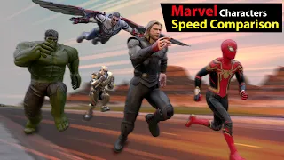 Marvel's Fastest Characters - A Running Speed Comparison!