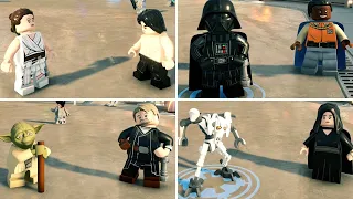 LEGO Star Wars: The Skywalker Saga - All Character Interactions (PART 2)