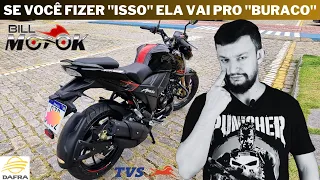 Se vc fizer "ISSO" vc pode mandar sua Apache 200 pro buraco, se liga e bora que eu conto TUDO.