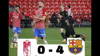 Fc Barcelone Vs granada 4 - 0 -- All Goals & Extended highlights 2012