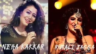 neha kakkar vs rupali jagga | maahi ve pe neha kakkar vs rupali jagga best performance 2022