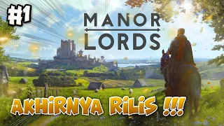 Akhirnya rilis !! Lets Go bangun desa !! | Manor Lords Indonesia ep 1