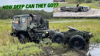 BOGGIN The 6x6 MTV Military Trucks!! These Trucks are INSANE!!!!