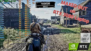 Red Dead Redemption 2 Performance on RTX 3080 Laptop (MAXED OUT SETTINGS)