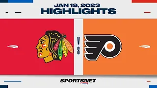 NHL Highlights | Blackhawks vs. Flyers - January 19, 2023