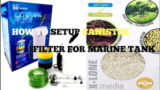 /HOW TO SETUP  CANISTER FILTER FOR MARINE TANK/SUNSUN HW603B CANISTER IN TAMIL/ @THRIVE2EXPLORE55