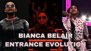 BIANCA BELAIR WWE 2K ENTRANCE EVOLUTION (2K19-2K22)