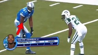 Calvin Johnson vs Darrelle Revis! ELITE MATCHUP! Lions vs Jets highlights 2010