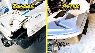 Fixing a Wrecked 2020 Seadoo Hull Easily