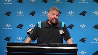 Matt Rhule Ravens vs Panthers Postgame Press Conference