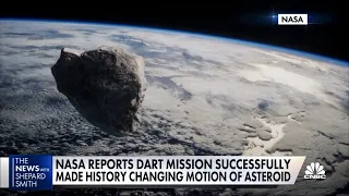 NASA reports DART mission successfully made history by changing motion of asteroid
