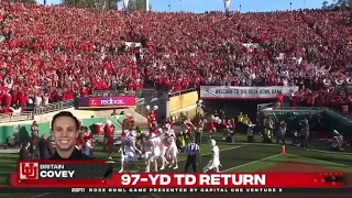 Utah ELECTRIC 97 Yard Kick Return TD vs Ohio State | 2021 College Football