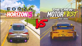 The Crew Motorfest vs. Forza Horizon 5 | Physik und Details im Vergleich