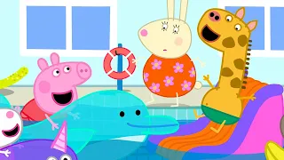 Inflatables Fun At The Indoor Swimming Pool! 🐬 | Peppa Pig Official Full Episodes