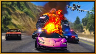 GTA 5 Roleplay - FIGHTER JET SUPERCAR ROBBERY | RedlineRP